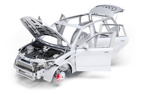 3D automobile frame